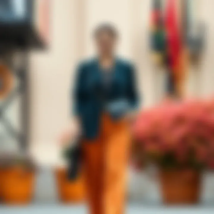 Stylish Outfit Pairing with Terracotta Pants Stylish outfit pairing with terracotta pants and a blazer