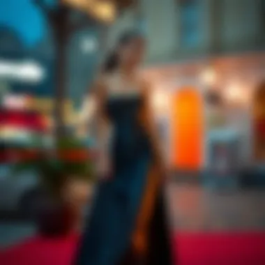 Chic Short Evening Gown Chic short evening gown perfect for special events