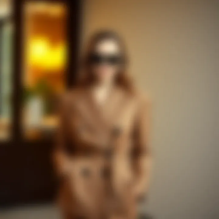 Layered Elegance with a Double-Breasted Blazer Elegant layered outfit with a double-breasted blazer