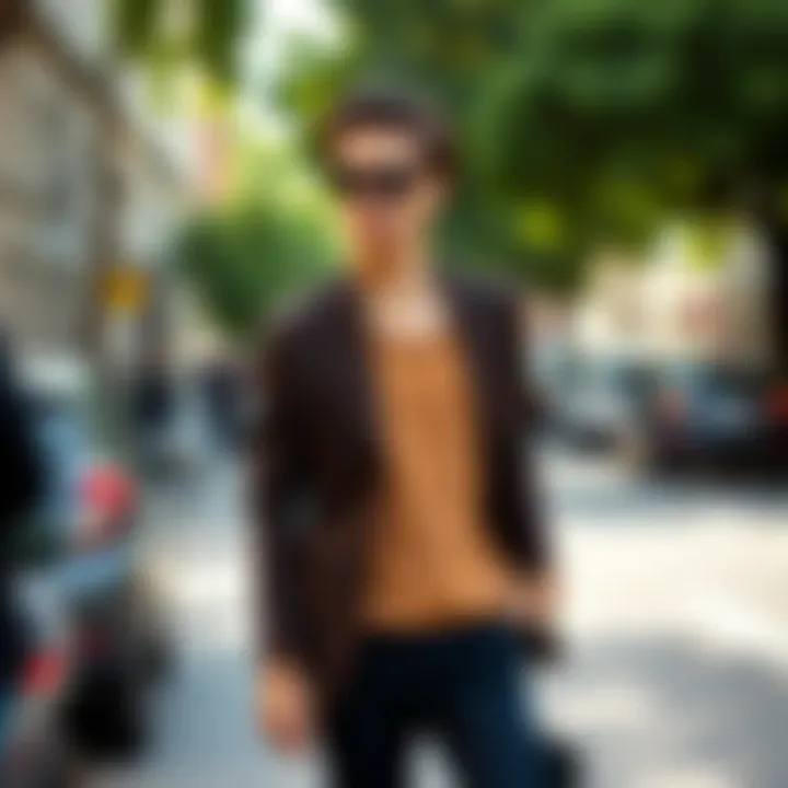 Versatile Blazer in Casual Street Style Casual street style incorporating a versatile blazer