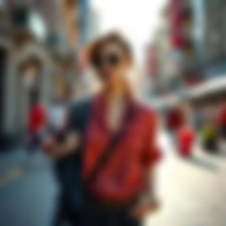 Layering nar çiçeği shirt with trendy pieces