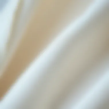 Close-up of the texture of linen fabric