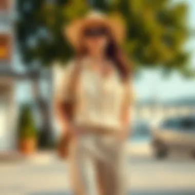 Effortless Casual Summer Style Casual summer outfit featuring linen pants