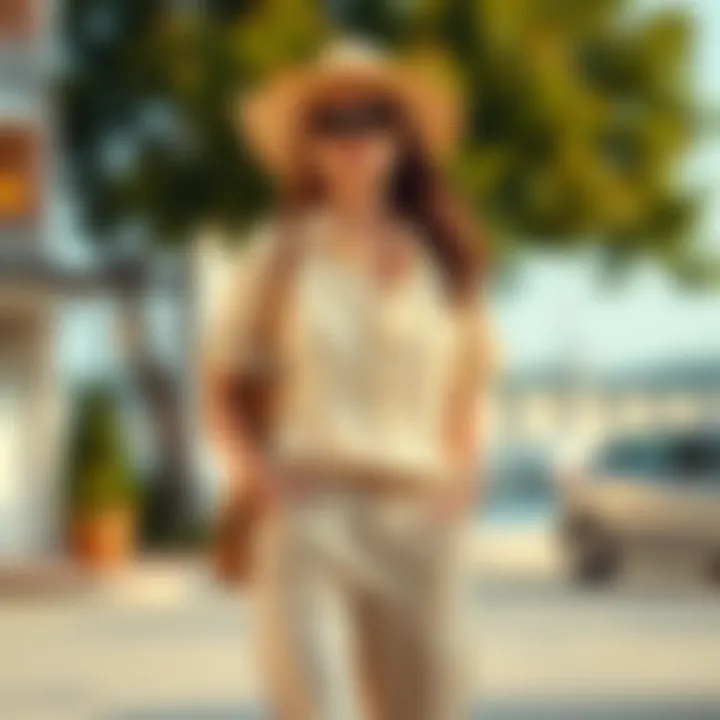 Effortless Casual Summer Style Casual summer outfit featuring linen pants