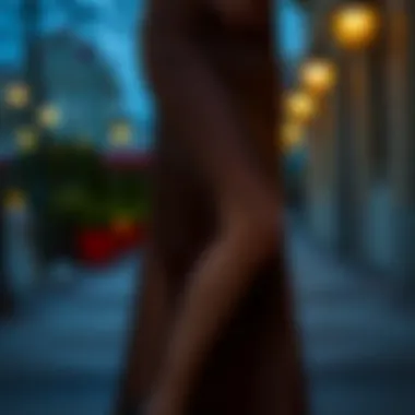 Sophisticated Long Satin Skirt for Evening Wear Formal long satin skirt combination for evening events