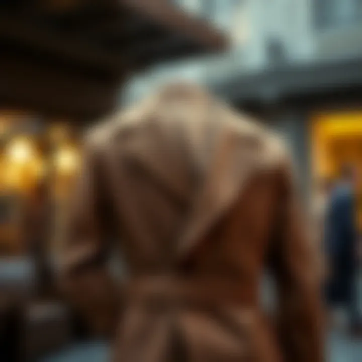 Elegant Loro Piana coat showcasing fine craftsmanship