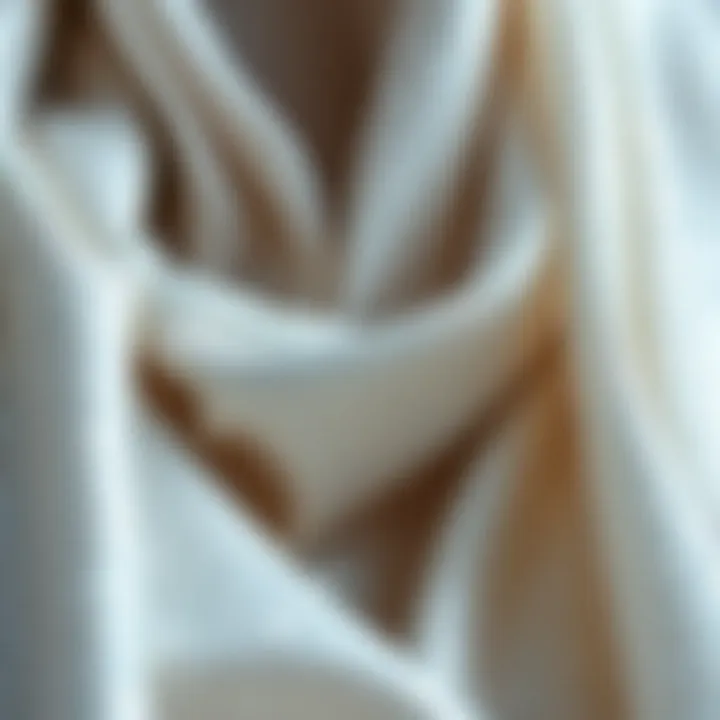 Luxurious Fabric of Silver Shawl Close-up of luxurious fabric of a silver sparkling shawl