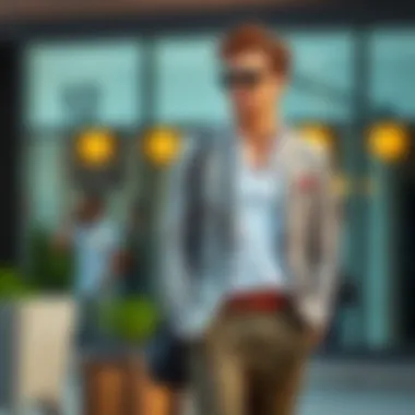 Chic Casual Blazer and Chinos Casual yet sophisticated look with a blazer and chinos