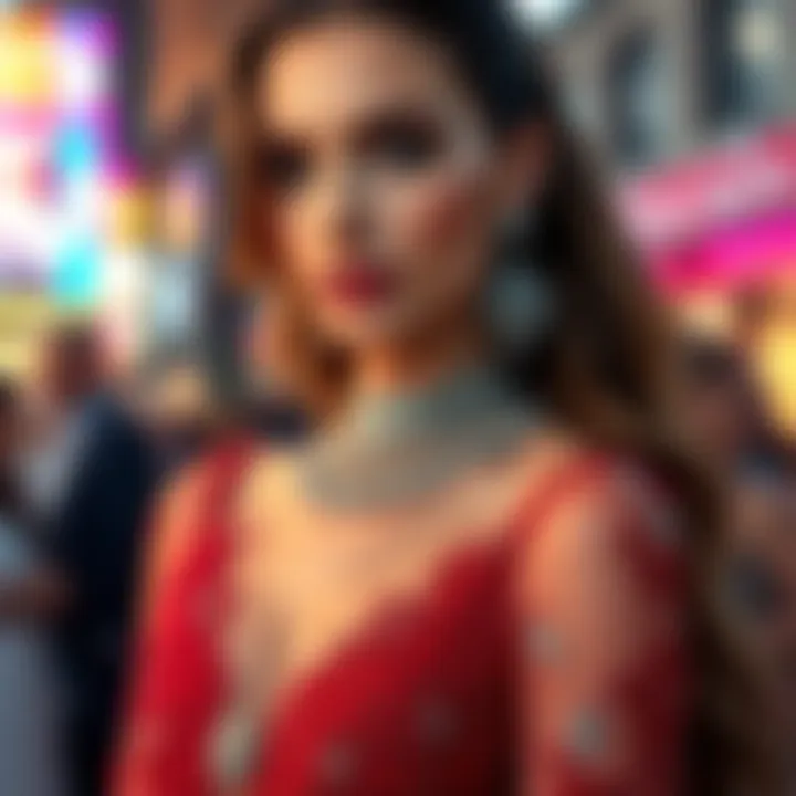 Chic Evening Wear Chic evening wear with intricate detailing