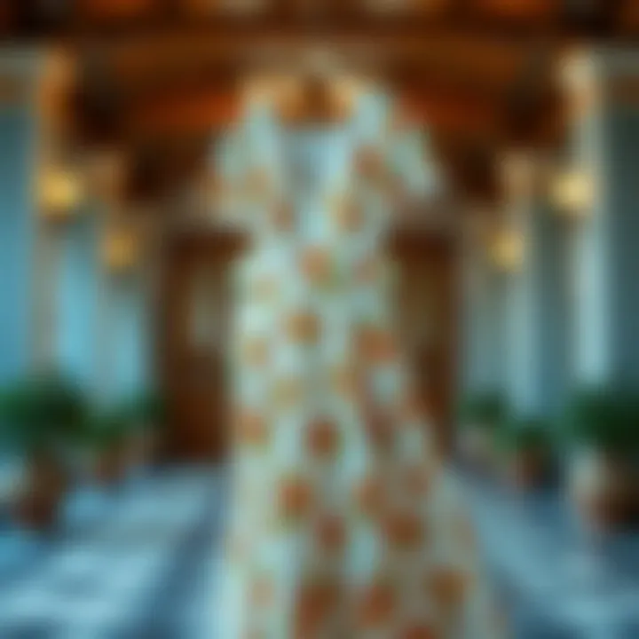 Elegant Summer Dress Elegant summer dress showcasing floral patterns