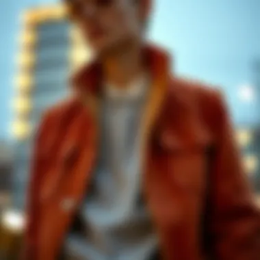 Modern wool vest styled with contemporary fashion elements