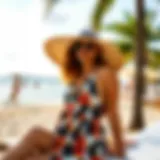 Stylish summer dress perfect for beach outings