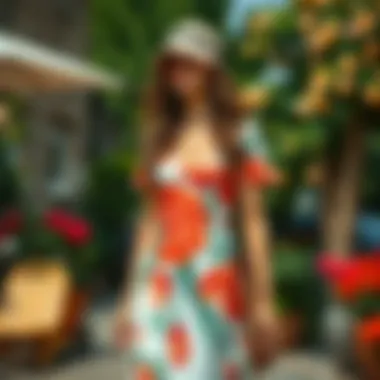 Floral Patterns for a Vibrant Summer Trendy summer dress showcasing floral patterns