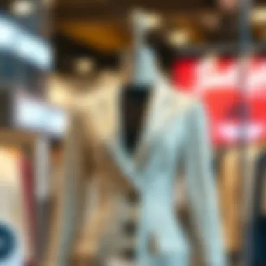 Chic Ensemble in Non-Iron Fabric A stylish outfit made from non-iron fabric displayed on a mannequin