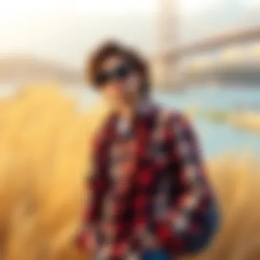 Styling options for flannel shirts