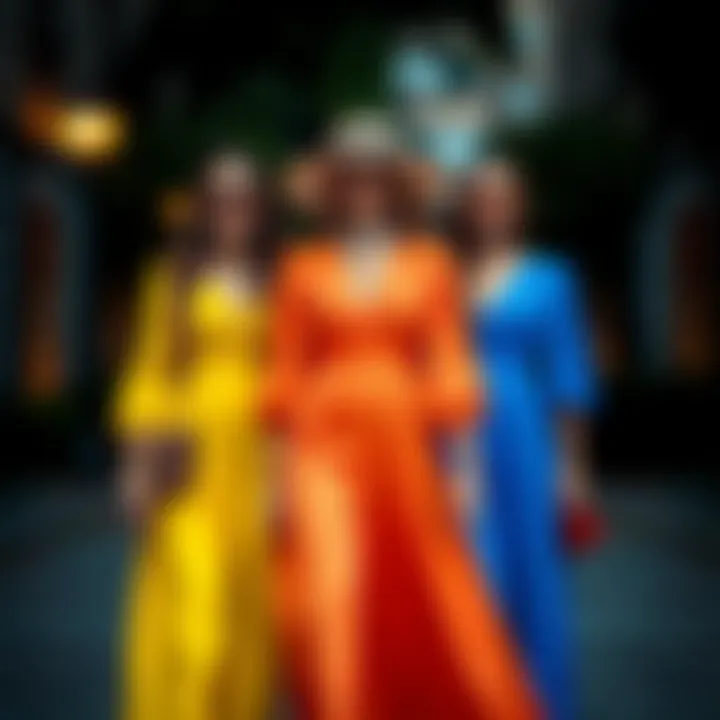 Inspiring Outfit Ideas with Three-Colored Dresses Inspiring outfit ideas with three-colored dresses