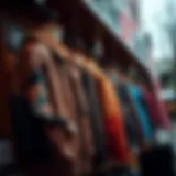 Stylish outlet jacket display