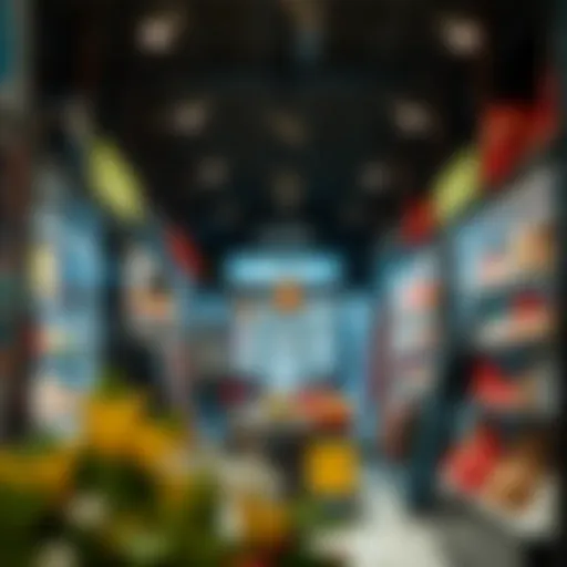 Ozdilek store interior showcasing a variety of products