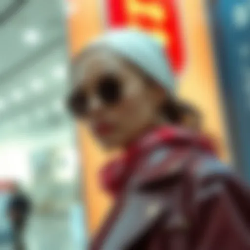 Visual representation of innovative marketing strategies in fashion campaigns