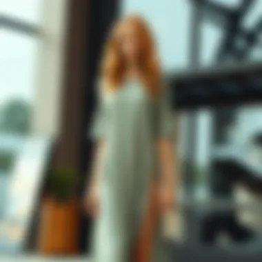 Trendy casual split dress ideal for everyday wear