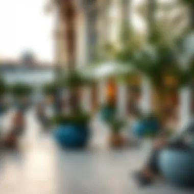 Social spaces for relaxation in Piazza AVM