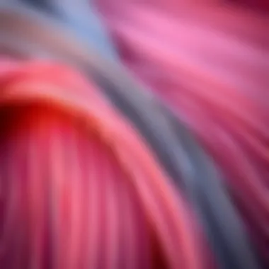 Luxurious Fabrics of Pleated Dresses A close-up of luxurious fabric used in pleated dresses