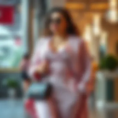 Elegant plus-size outfit showcasing modern fashion trends