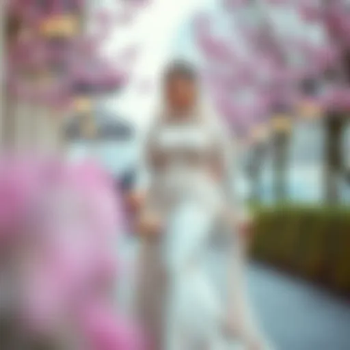 Sophisticated Styles for Plus-Size Hijab Engagement Dresses Elegant plus-size hijab engagement dress in soft pastel hues