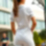 Elegant polo dress showcasing contemporary design