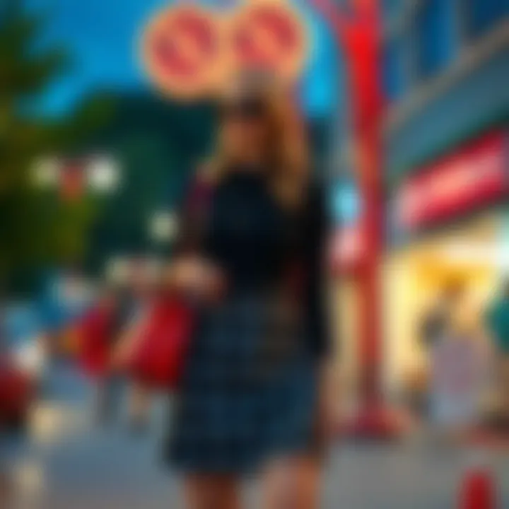 A fashionable outfit featuring a checkered skirt for a special occasion