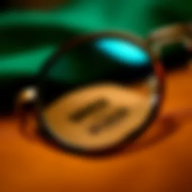 Close-up of high-quality materials used in Romanson eyewear