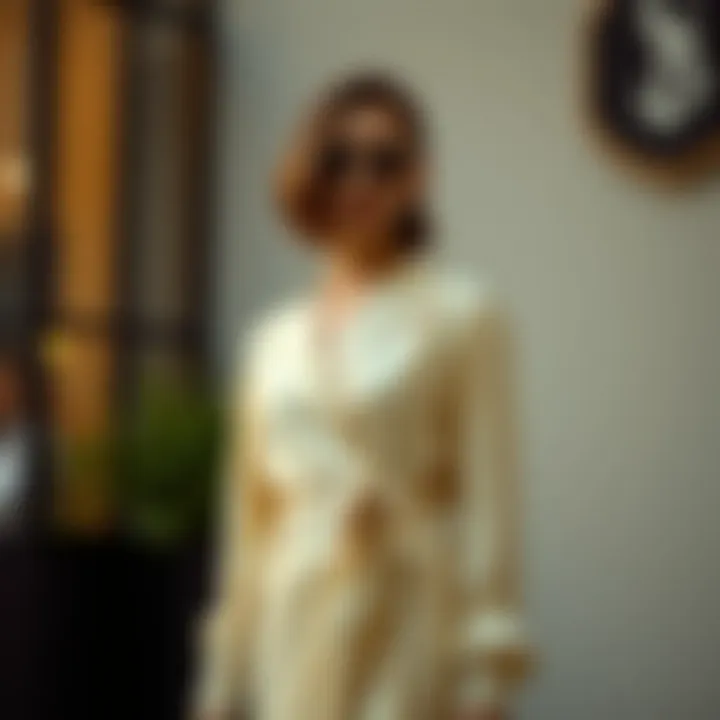 Chic Styling Ideas: Accessorizing the Satin Wrap Dress Styling ideas for a satin wrap dress with accessories