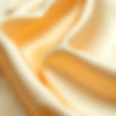 Luxurious Texture: The Allure of Satin Fabric Close-up of satin fabric showcasing its luxurious texture