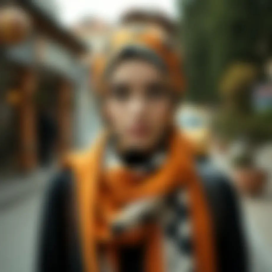 Trendy scarf styles for youth