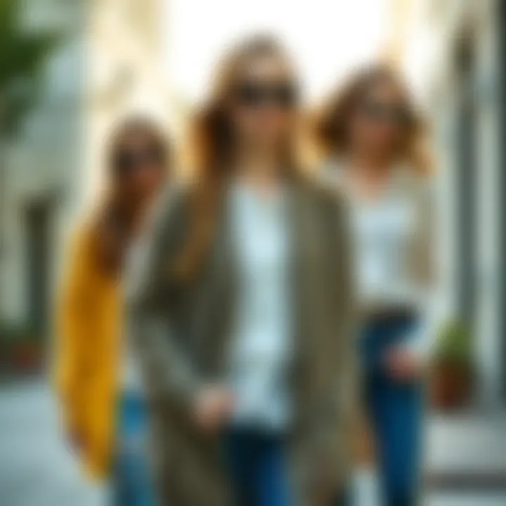 Stylish layering options with summer cardigans and various outfits