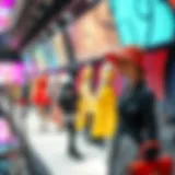 Stylish digital fashion display