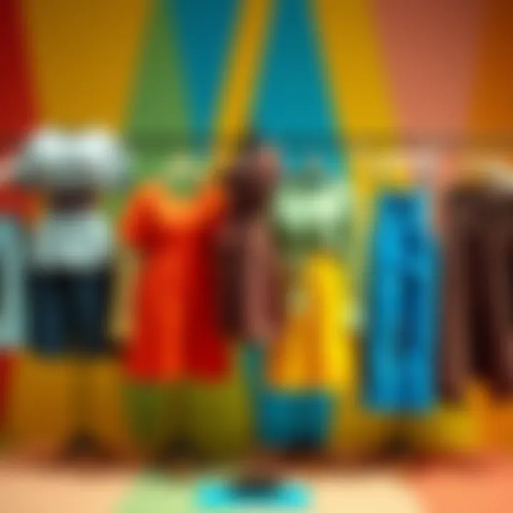 Variety of Short Styles Variety of short styles displayed on a colorful background