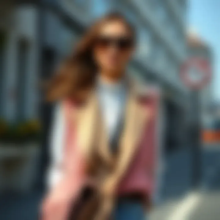 Elegant layering of vests for a chic look