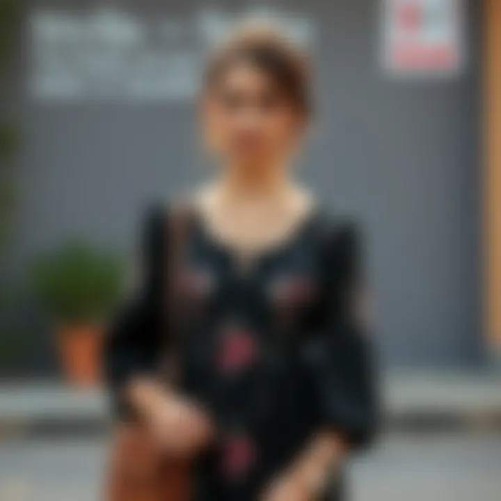 Styling Your Black Embroidered Dress Styling options for a black embroidered dress with accessories