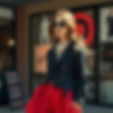 Fashion Ensemble with Accessories Fashion ensemble featuring black linen jacket with accessories