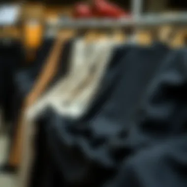 Exploring Fabric Choices for Black Long Dresses Variety of fabric swatches for black long dresses