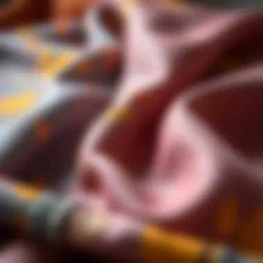 Choosing the Right Fabrics for Autumn Close-up of luxurious fabrics suitable for fall garments