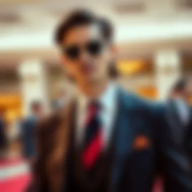 Formal Sophistication Sophisticated attire suitable for a formal event