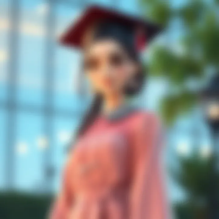 Make a Statement on Your Graduation Day Sophisticated graduation outfit with a statement piece