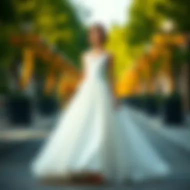 Contemporary Sporty Wedding Dress Contemporary dress with sporty elements, perfect for a modern wedding