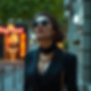 Accessorizing with Style Stylish accessories paired with evening wear