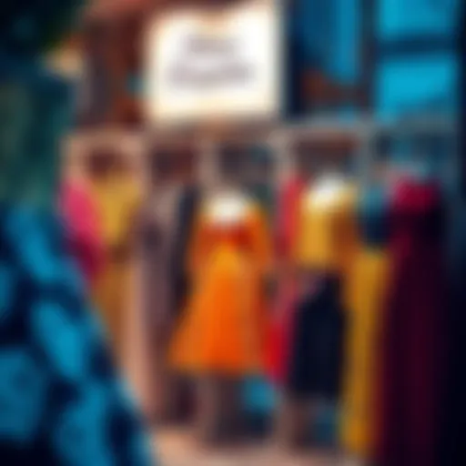 Chic Dress Boutique in Istanbul Stylish boutique in Istanbul showcasing vibrant dresses