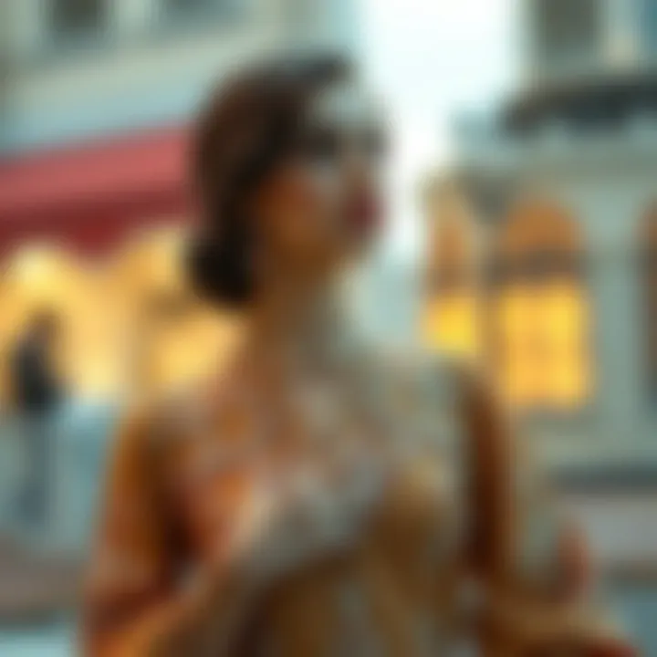 Sophisticated Evening Blouse Stylish evening blouse with intricate details and embellishments