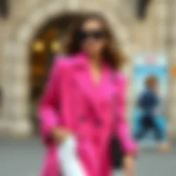 Stylish summer coat featuring lightweight fabric