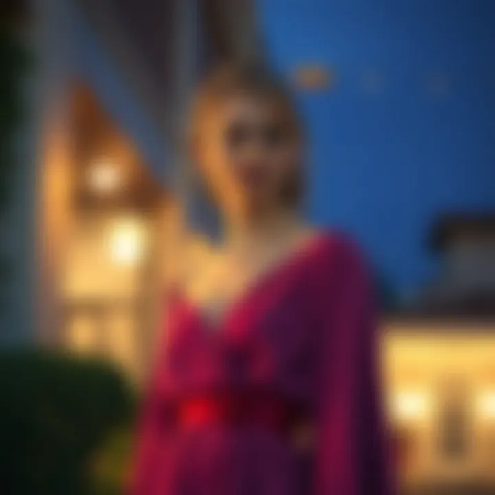 Comfortable and stylish modest evening dress